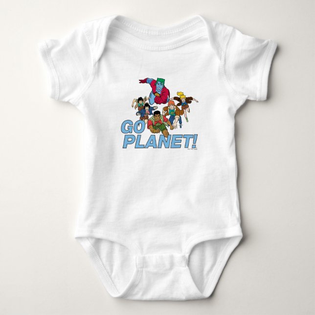 Kapten Planet och planeterna.. T Shirt (Framsida)