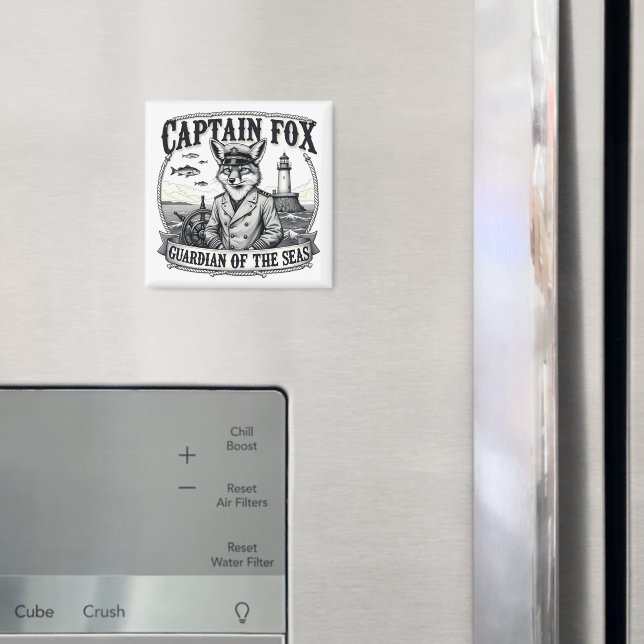 Kapten Rävens Sjöfartsdesign Vaktare av haven Magnet (In Situ (Fridge))