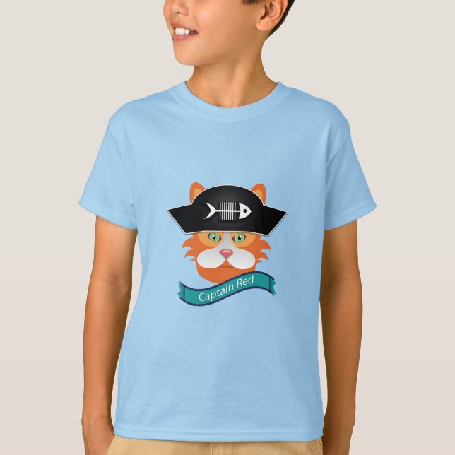 Kapten Red - Kids'Basic T-Shirt (Framsida)
