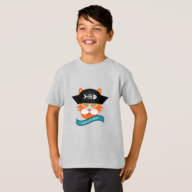 Kapten Red - Kids'Basic T-Shirt (Hel framsida)