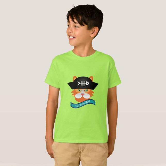 Kapten Red - Kids'Basic T-Shirt (Hel framsida)