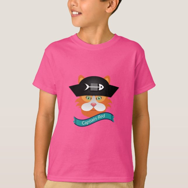 Kapten Red - Kids'Basic T-Shirt (Framsida)