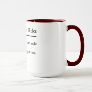Kapten regler mugg