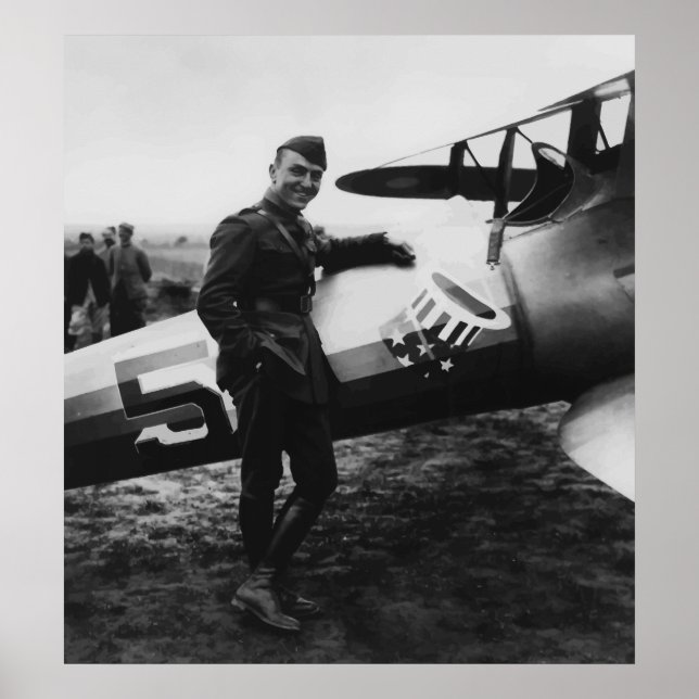 Kapten Rickenbacker Poster (Framsidan)