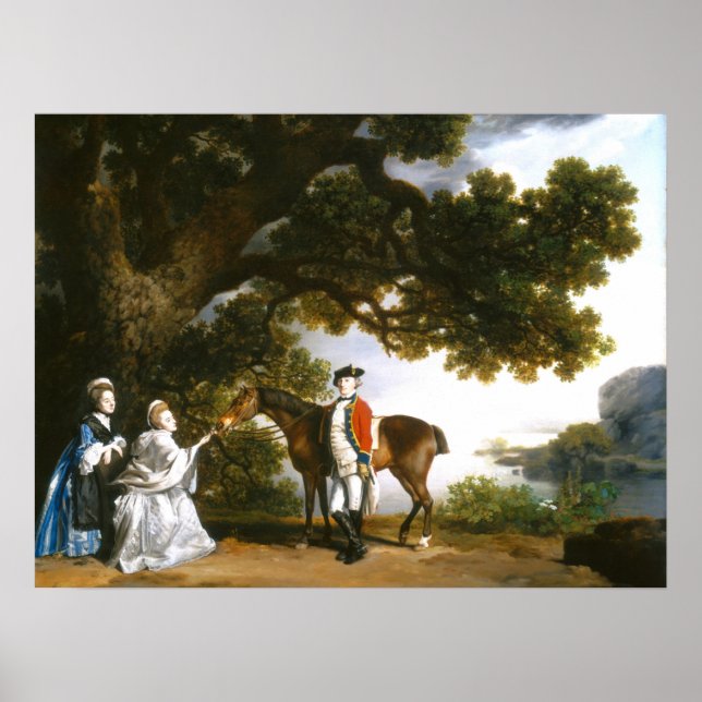 Kapten Samuel Pocklington, George Stubbs Fine Art Poster (Framsidan)