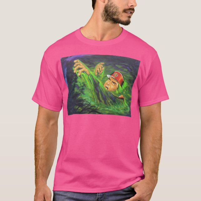 Kapten Scarlet Swamp T Shirt (Framsida)