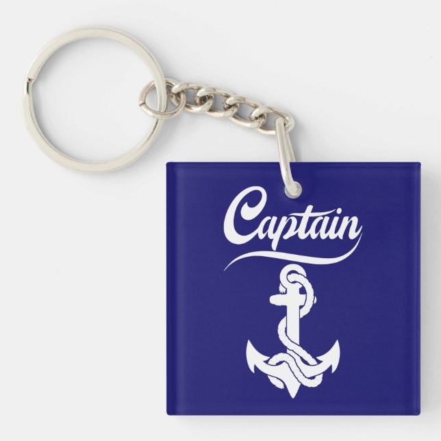 Kapten Segelbåt Ankare Nautilus-design (Framsidan)