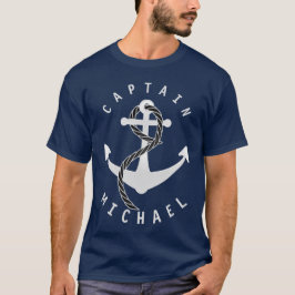 Kapten Shirt Anchor Personlig Tröja