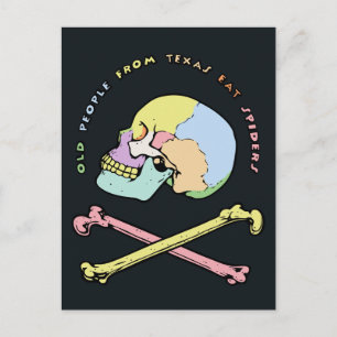 Kapten Skull Mnemonic Vykort