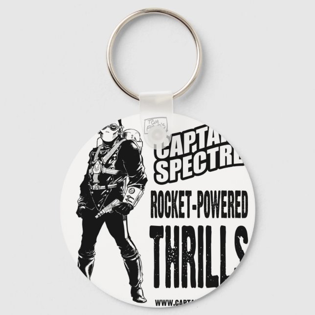 Kapten Specter och Blixtlegion Nyckelring (Framsida)
