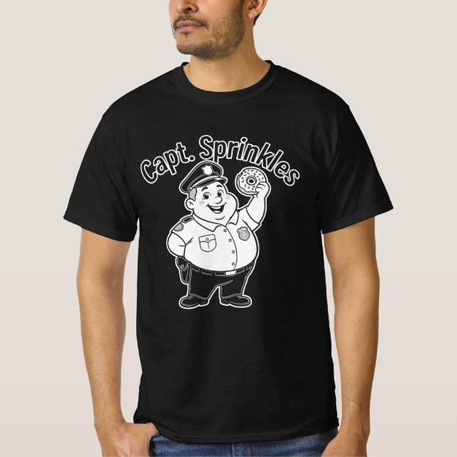 Kapten Sprinkles  T Shirt (Framsida)