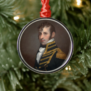 Kapten Stephen Decatur Julgransprydnad Metall