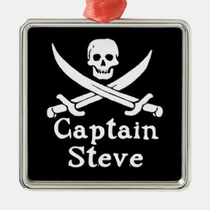 Kapten Steve Julgransprydnad Metall