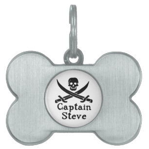 Kapten Steve Namnbricka Husdjur