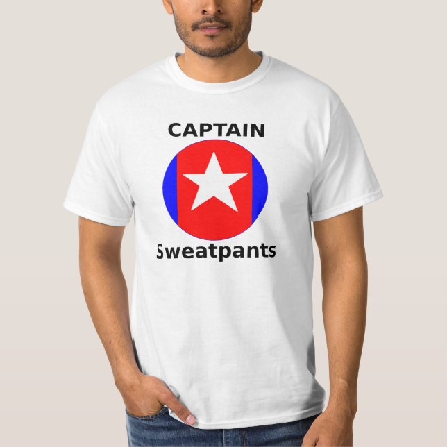 Kapten Sweatpants Tee Shirt (Framsida)