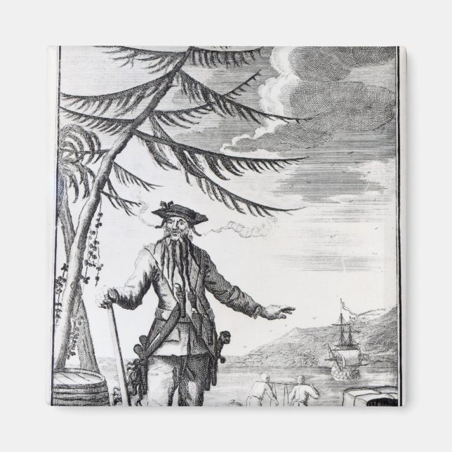 Kapten Teach, vanligtvis kallad Blackbeard Magnet (Framsidan)