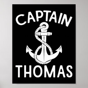 Kapten Thomas Ankar Yacht Båttur Fartyg Båt Poster
