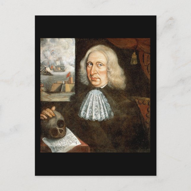 Kapten Thomas Smith självporträtt Vykort (Framsida)