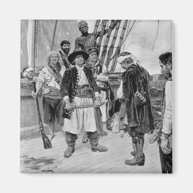 Kapten Tongrelow tog den största illustrationen Magnet (Framsidan)