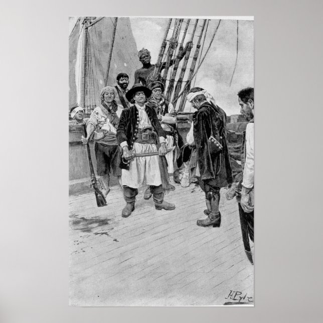 Kapten Tongrelow tog den största illustrationen Poster (Framsidan)