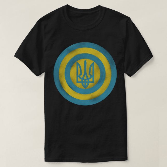 Kapten Ukraina Tshirt T Shirt (Design framsida)