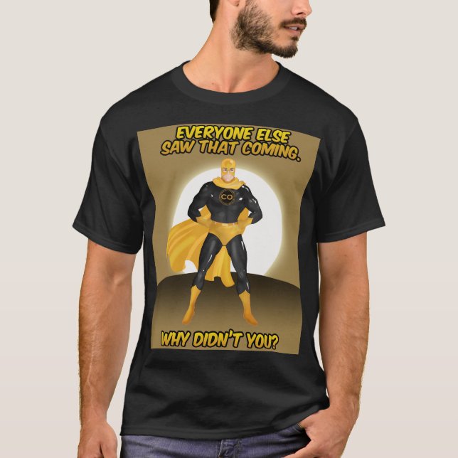 Kapten Uppenbar(Digital målning) T Shirt (Framsida)