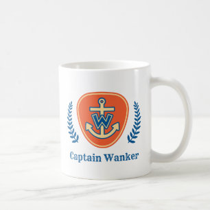 ’Kapten Wanker’ Coffee Mugg