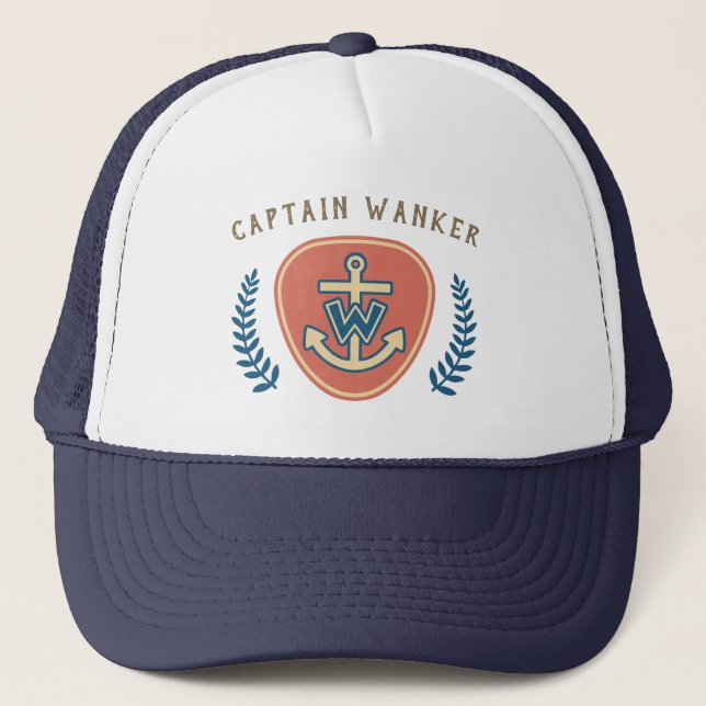 "Kapten Wanker" Keps (Framsida)
