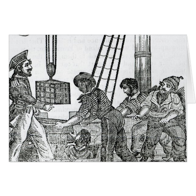 KaptenAvery häleri tre bröstkorgar av skatt Hälsningskort (Framsidan Horizontal)