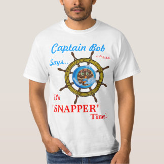 Kaptenegennamnnågot att säga. Det är SNAPPEREN Tee Shirt