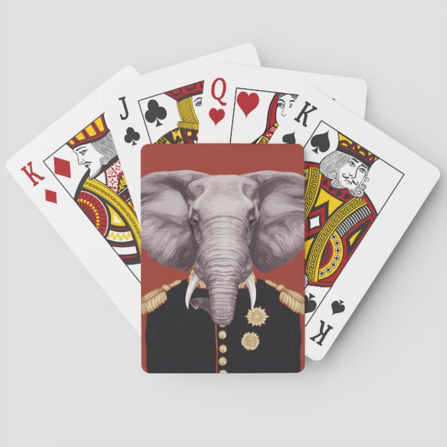 Kaptenelefant Casinokort (Baksidan)