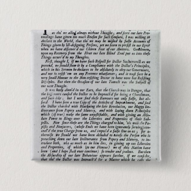 Kaptenen av mobsterförklaringen knapp (Framsida)