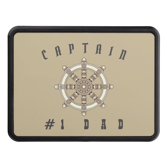 Kaptenen Black Khaki, Pappa Modern Far, kapten Bla Dragkroksskydd (Framsidan)