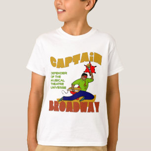 Kaptenen Broadway (mörk flår), lurar den Lite T Shirt