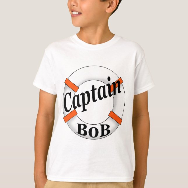 kaptenen guppar tee shirt (Framsida)