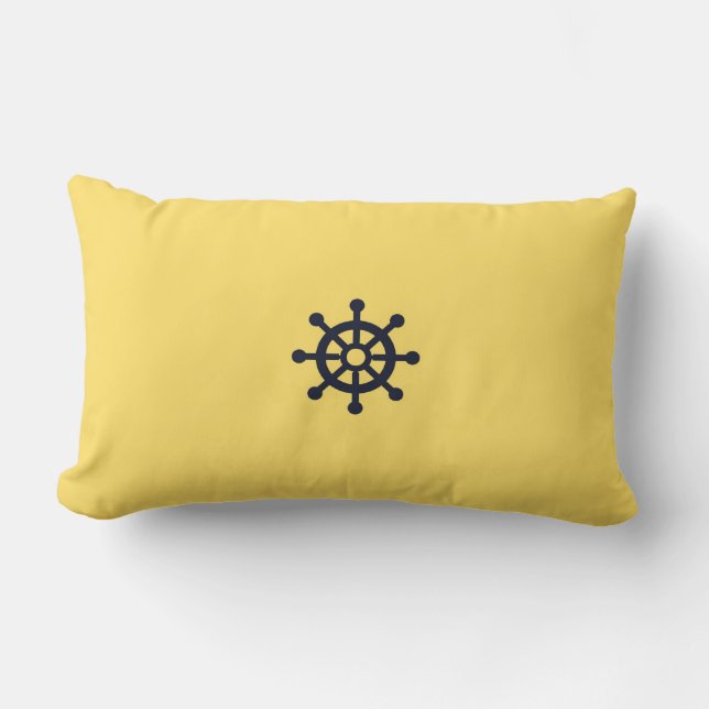 Kaptenen kudder i solsken lumbarkudde (Framsida)