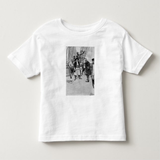 Kaptenen Tongrelow tog det störst, illustration T Shirt (Framsida)
