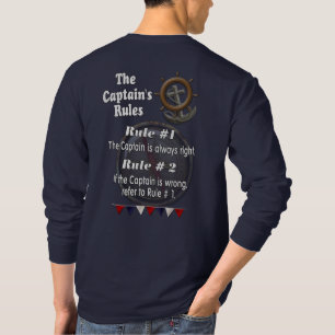 Kaptenens Regler - T-shirt Blue