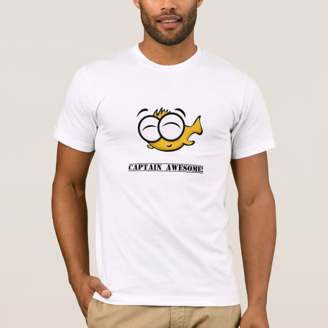 kaptenfantastisk, kaptenfantastisktext tee shirt (Framsida)