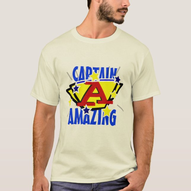 Kaptenfantastisk T-shirt (Framsida)