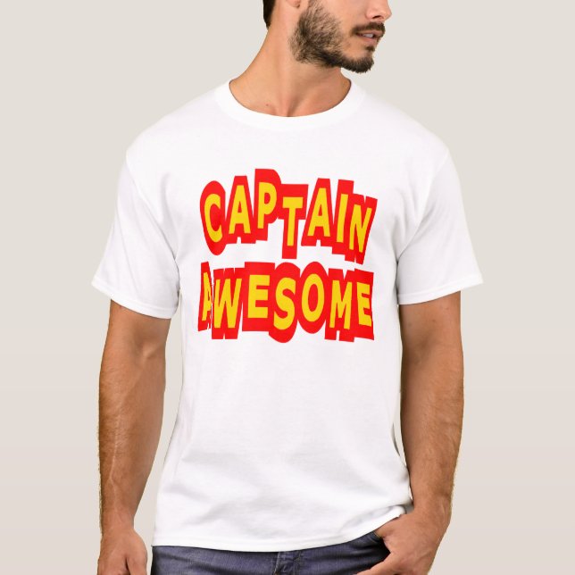 Kaptenfantastisk Tee Shirt (Framsida)