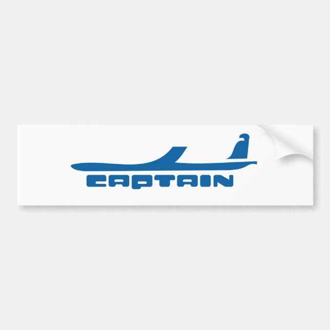 kaptenflygplandesign bildekal (Framsidan)