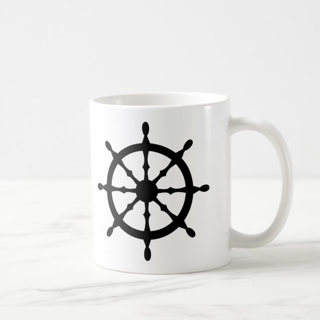 kaptenfraktstyrningen rullar kaffemugg (Höger)