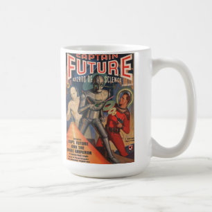 Kaptenframtid utfärdar först Feb 1940 trämassa Kaffemugg