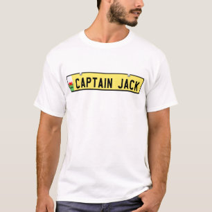 Kaptenjack - walesisk registreringsskylt tee