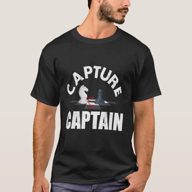 Kaptenkapten Chess Grandmaster Proud Checkmate T Shirt (Framsida)