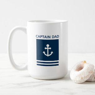Kaptenpappan ankrar kaffemuggen kaffemugg