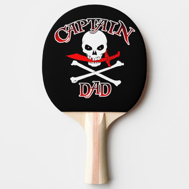 Kaptenpappapingen Pong paddlar Pingisracket (Framsidan)