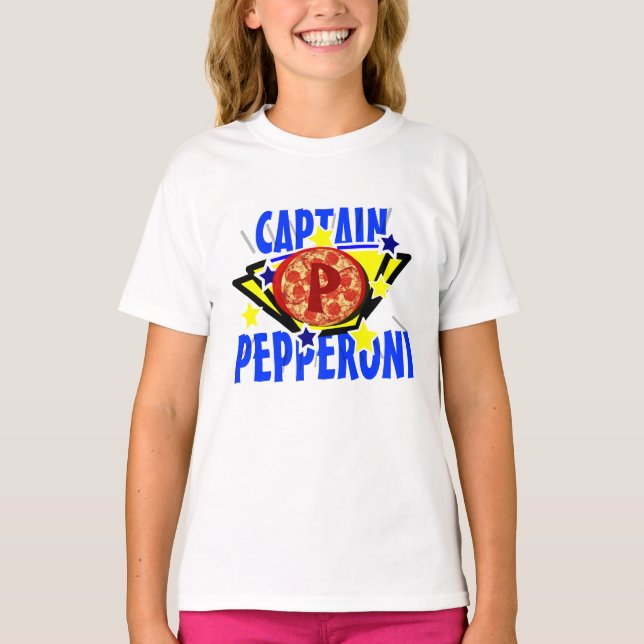 Kaptenpeperoni T Shirt (Framsida)