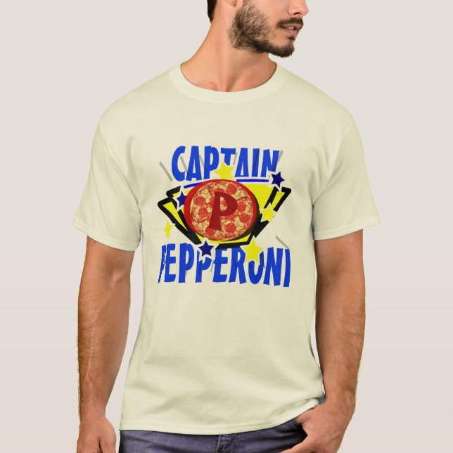 Kaptenpeperoni T Shirt (Framsida)